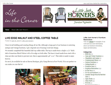 Tablet Screenshot of lifeinthecorner.com
